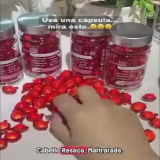 Capsulas Vitaminicas para el crecimiento capilar